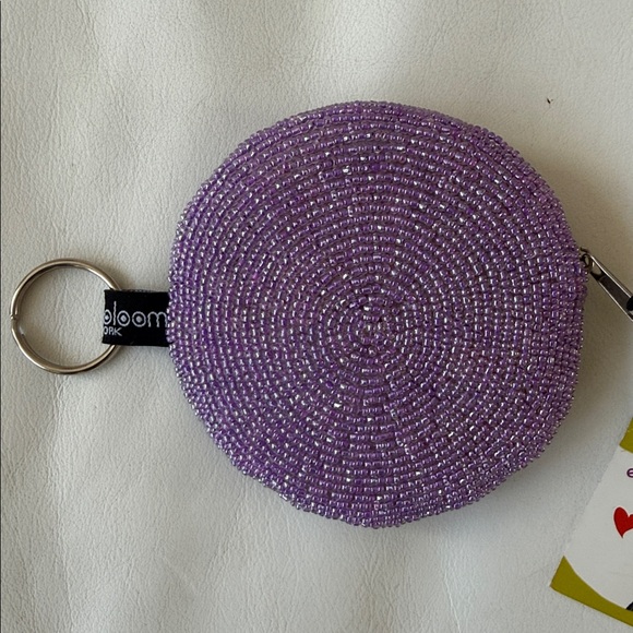 Elissa Bloom TE21172 Beaded Key and Coin Purse - Picture 2 of 6